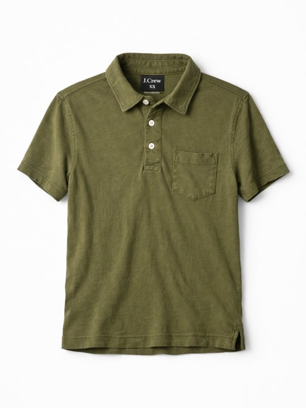 J.Crew Men’s Olive Green Polo Shirt | Size XS